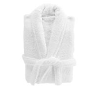 Douceur d'Intérieur, Peignoir (Taille Unique) Tendresse Blanc, Eponge Unie
