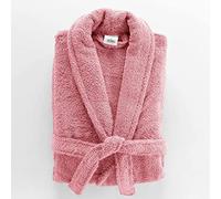 Douceur d'Intérieur Peignoir col châle en coton "Tendresse" Bois de rose