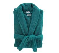 Douceur d'Intérieur, Peignoir (Taille Unique) Tendresse Emeraude, Eponge Unie