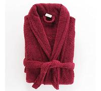 Douceur d'Intérieur, Peignoir (Taille Unique) Tendresse Ru ponge Unie 100% Coton