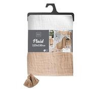 Douceur d'Intérieur – Plaid Oasia – Gaze de coton imprimée 125 x 150 cm