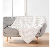 Douceur d'Intérieur, Plaid (180 x 220 cm) Frosty, Imitation Fourrure/Sherpa