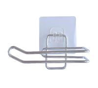 douceur d'intérieur, Porte Papier Toilette (13,2 x 7,5 x 6,4 cm) Filaire Premium Chrome, Métal
