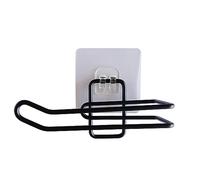 douceur d'intérieur, Porte Papier Toilette (13,2 x 7,5 x 6,4 cm) Filaire Premium Noir, Métal