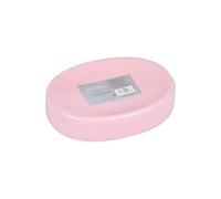 Douceur d'Intérieur, Porte-Savon (11 x 8.2 x 2.4 cm) Ceramico Rose Poudre, Céramique