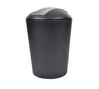 Douceur d'Intérieur Poubelle Flic Flac 5,6 L Plastique Vitamine Noir