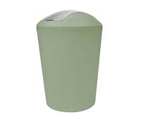 Douceur d'Intérieur, Poubelle Flic Flac (5,6 L) Vitamine Sdb Sauge, Plastique Uni