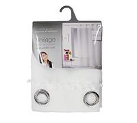 douceur d'interieur POUPETTE Panneau à Œillets, Polyester, Blanc, 240 x 140 cm