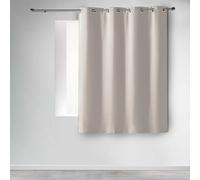 Douceur d'Intérieur, Rideau à Oeillets (135 x 180 cm) Occult Ivoire, Occultant