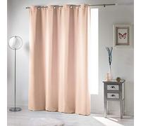 Douceur d'Intérieur, Rideau à Oeillets (135 x 180 cm) Occult Nude, Occultant