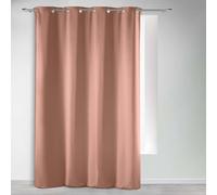 Douceur d'Intérieur – Rideau à œillets Occultant Occult 135 x 240 cm Uni Blush