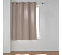 Douceur d'Intérieur – Rideau à œillets Crépuscule – 100% occultant thermique – 140 x 180 cm Beige