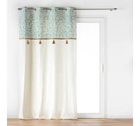 Douceur d'Intérieur, Rideau à Oeillets (140 x 240 cm) Vivoline, Coton/Polyester avec Top