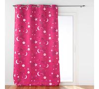 Douceur d'Intérieur – Rideau occultant Moonlight 140x260 cm Fuchsia Rose G