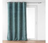 Douceur d'Intérieur – Rideau à œillets Verra Sauge – Velours Relief (140 x 260 cm)