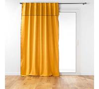 Douceur d'Intérieur Rideau Mistraline moutarde 140x240 cm Jaune G
