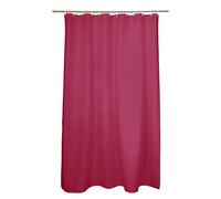 Douceur d'Intérieur, Rideau de Douche (180 x 200 cm) Vitamine Framboise, PEVA