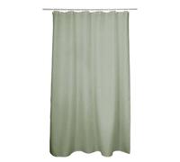 Douceur d'Intérieur, Rideau de Douche (180 x 200 cm) Vitamine Sdb Sauge, PEVA Uni