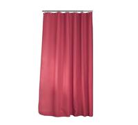 Douceur d'Intérieur Rideau de douche avec crochets 180 x 200 cm Quartz Framboise Jacquard Uni