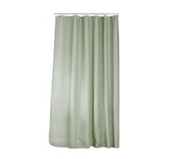 Douceur d'Intérieur - Rideau de douche "Quartz" - 180 x 200 cm - avec crochets - Sauge