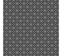 Douceur d'Intérieur Rouleau de Toile Cirée (RLX 1,40mx20m) Moderna Noir, PVC Imprimé