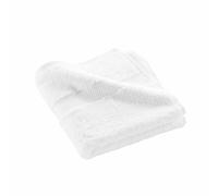 Douceur d'Intérieur, Serviette de Toilette (50 x 90 cm) Elegance Blanc, 100% Coton Uni