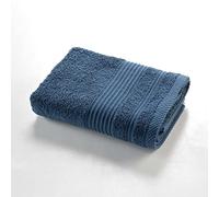 Douceur d'Intérieur, Serviette de Toilette (50 x 90 cm) Tendresse Saphir, Eponge Unie 100% Coton