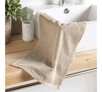 DOUCEUR D'INTERIEUR serviette invite 30 x 50 cm eponge unie colors taupe