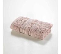 Douceur d'Intérieur, Serviette Invité (30 x 50 cm) Excellence Bio Blush, Eponge Unie