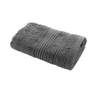 Douceur d'Intérieur - Serviette invité Tendresse - 30 x 50 cm - Éponge 100% coton Anthracite