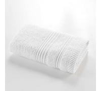 Douceur d'Intérieur Serviette invité Tendresse 30 x 50 cm éponge unie 100% coton Blanc