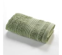 Douceur d'Intérieur, Serviette Invité (30 x 50 cm) Tendresse Fougere, Eponge Unie 100% Coton