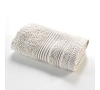 Douceur d'Intérieur, Serviette Invité (30 x 50 cm) Tendresse Lin, Eponge Unie 100% Coton