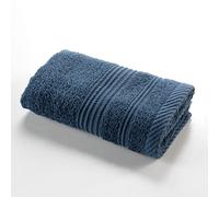 Douceur d'Intérieur, Serviette Invité (30 x 50 cm) Tendresse Saphir, Eponge Unie 100% Coton