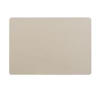 Douceur d'Intérieur Set de table Bergame 30 x 43 cm Imitation cuir Crème