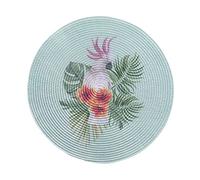 douceur d'Intérieur, Set de Table (Ø 35 cm) Alba Bleu, Polypropylène Imprimé