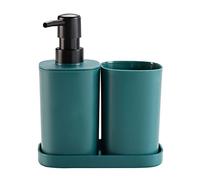 Set de 3 Accessoires Salle de Bain Vita 19cm Émeraude