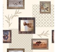 Douceur d'Intérieur, sous-Nappe (RLX 1,40mx20m) Colvert Naturel, PVC Photoprint