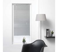 Store venitien lamelles 40 x 130 cm aluminium venitien Argent store d'intérieur Gris G