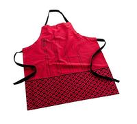 Douceur d'Intérieur, Tablier (60 x 84 cm) Cuisiline Bordeaux, Coton Recylé Imprimé