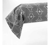 Taie de Traversin "Aristide" 85x185cm Anthracite Anthracite G