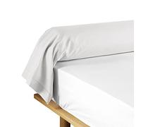 douceur d'intérieur, Taie de Traversin (85 x 185 cm) Lina Blanc, 100% Coton