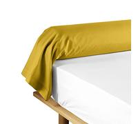 Douceur d'Intérieur Taie de traversin Lina 85 x 185 cm 100% coton Curry