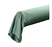douceur d'intérieur, Taie de Traversin (85 x 185 cm) Percaline Tilleul, Percale de Coton