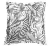 Douceur d'Intérieur Taie d'oreiller Botania 63 x 63 cm 100% coton Gris