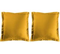 douceur d'intérieur, Taie d'oreiller (63 x 63 cm) Lina Curry, 100% Coton (Lot de 2)