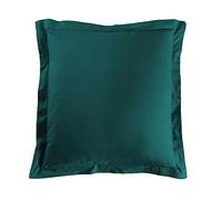 Douceur d'Intérieur – Taie d'Oreiller Lina Emeraude 63 x 63 cm 100% Coton