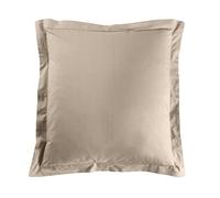 Douceur d'Intérieur – Taie d'oreiller Lina 63 x 63 cm, 100% coton – Sable