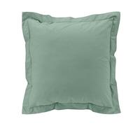 douceur d'intérieur, Taie d'Oreiller (63 x 63 cm) Percaline Tilleul, Percale de Coton