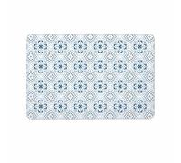 Tapis de Bain à Motifs "Atlanta" 40x60cm Bleu Bleu G